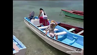 Henriette Blue-eyed Gets An ATM Facial